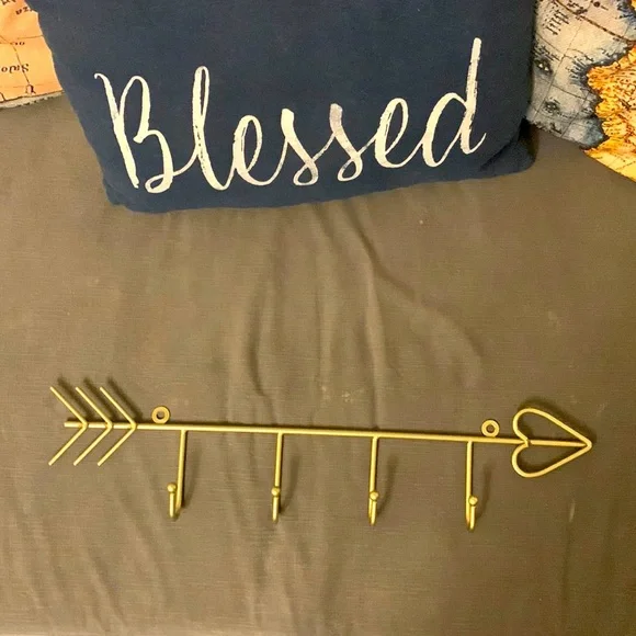 Wall Decor Gold Heart Arrow Hook Wall Decor Poshmark